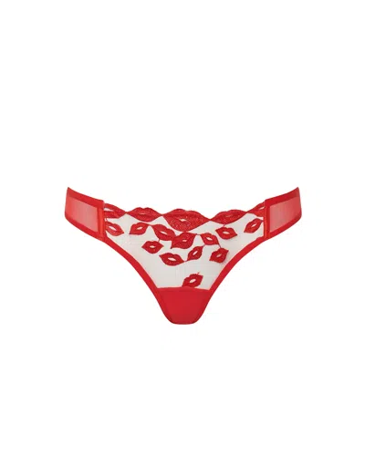 Bluebella - Us Bluebella Marian Embroidered Panty Red