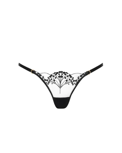 Bluebella - Us Bluebella Marisa Embroidered Sheer Panty Black