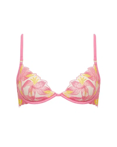 Bluebella - Us Patrice Sheer Bra Pink/yellow
