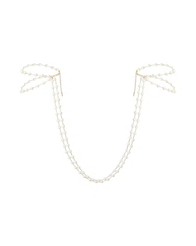 Bluebella - Us Bluebella Pearl Cuffs Pearl/gold In White