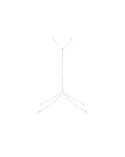 Bluebella - Us Bluebella Pearl Harness Pearl/gold In White