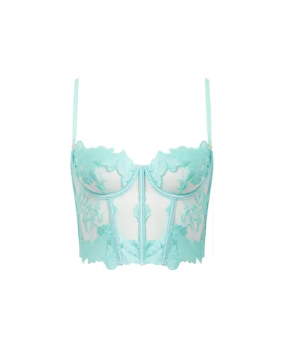 Bluebella - Us Serenity Wired Bustier Island Paradise Blue