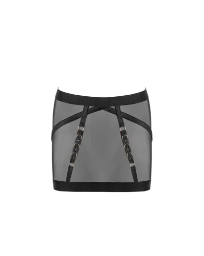 Bluebella - Us Suri Mesh Open-back Skirt Black