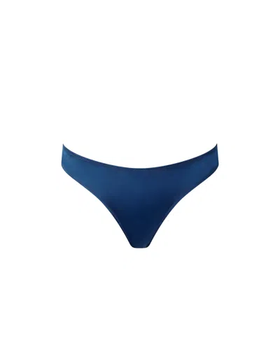 Bluebella - Us Verona Satin Brief Navy In Blue