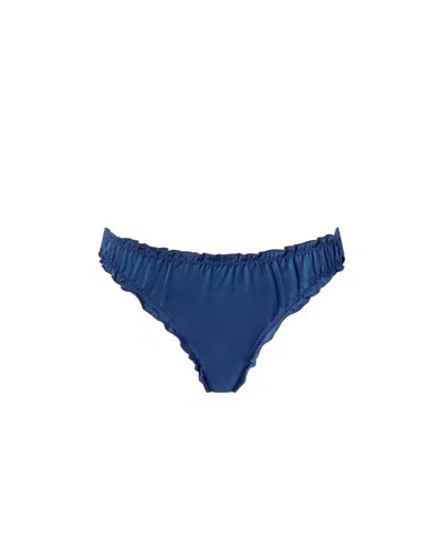 Bluebella - Us Verona Satin Gifting Thong Navy In Blue