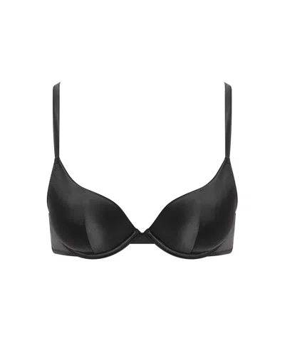 Bluebella - Us Verona Satin Push Up Bra Black