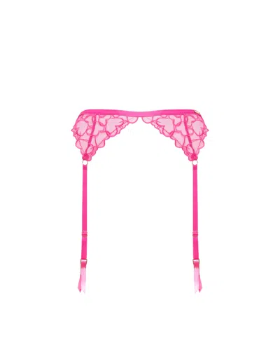 Bluebella Valentina Suspender Fuchsia Pink In Multi