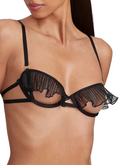 Bluebella Women's Matisse Open Cup Bra In Black