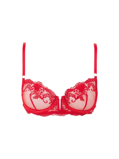 Bluebella Womens Marseille Uw Bra In Red