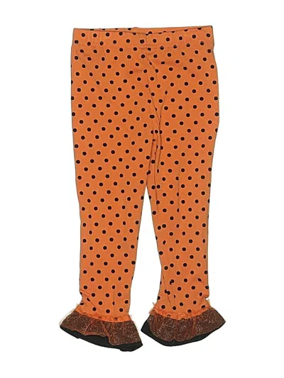 Pre-owned Blueberi Boulevard Kids' Casual Pants In Orange