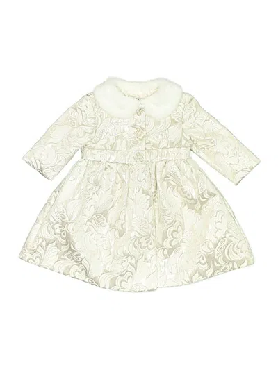 Pre-owned Blueberi Boulevard Kids' Coat In Ivory