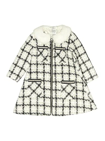 Pre-owned Blueberi Boulevard Kids' Coat In Ivory