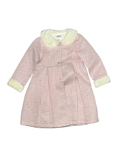 Pre-owned Blueberi Boulevard Kids' Coat In Pink