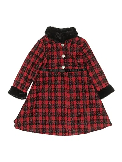 Pre-owned Blueberi Boulevard Kids' Coat In Red