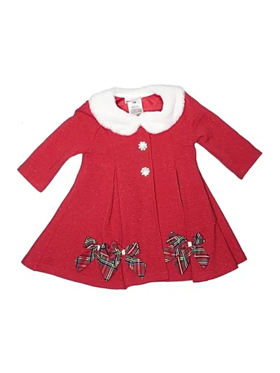 Pre-owned Blueberi Boulevard Babies' Coat In Red