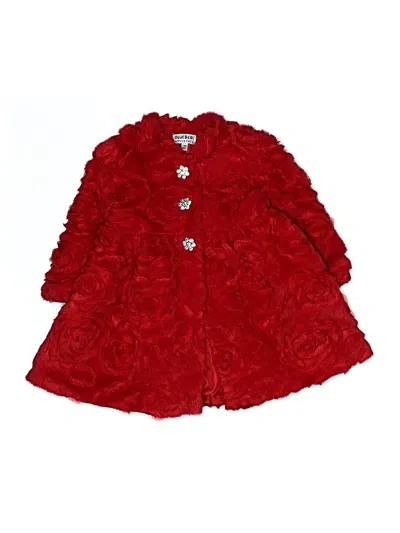 Pre-owned Blueberi Boulevard Kids' Coat In Red