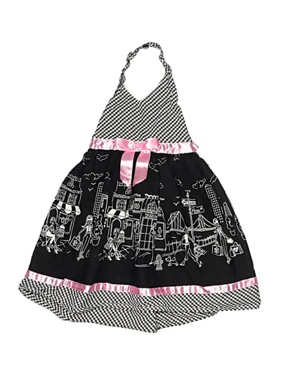 Pre-owned Blueberi Boulevard Kids' Dress In Black