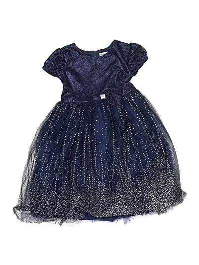 Pre-owned Blueberi Boulevard Kids' Dress In Blue