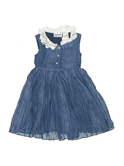 Pre-owned Blueberi Boulevard Kids' Dress In Blue