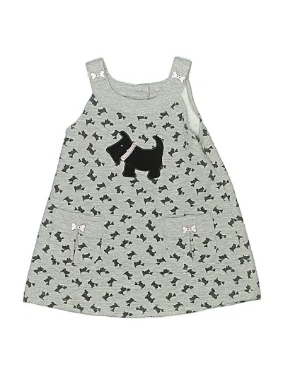 Pre-owned Blueberi Boulevard Kids' Dress In Gray