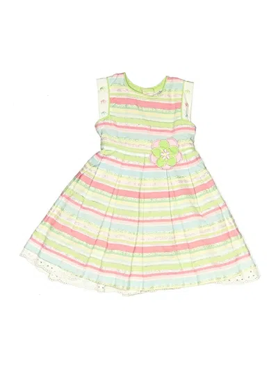 Pre-owned Blueberi Boulevard Kids' Dress In Green