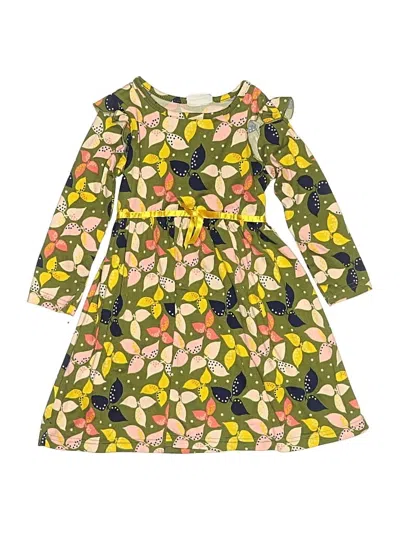 Pre-owned Blueberi Boulevard Kids' Dress In Green