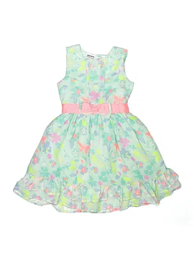 Pre-owned Blueberi Boulevard Kids' Dress In Green
