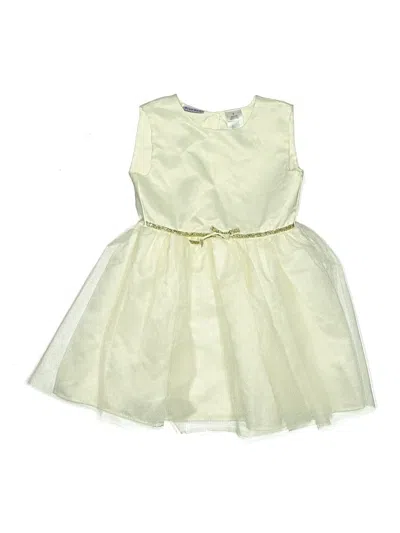 Pre-owned Blueberi Boulevard Kids' Dress In Ivory