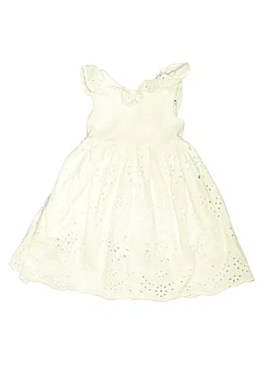 Pre-owned Blueberi Boulevard Kids' Dress In Ivory
