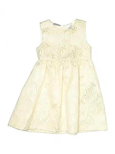 Pre-owned Blueberi Boulevard Kids' Dress In Ivory