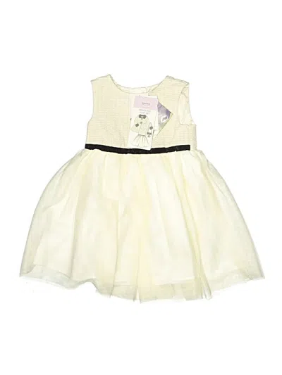 Pre-owned Blueberi Boulevard Kids' Dress In Ivory