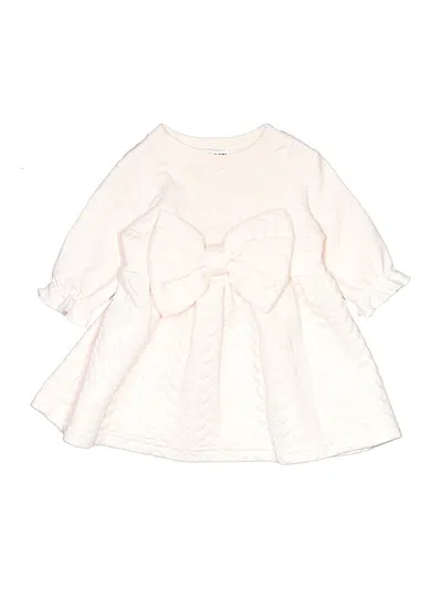 Pre-owned Blueberi Boulevard Babies' Dress In Ivory