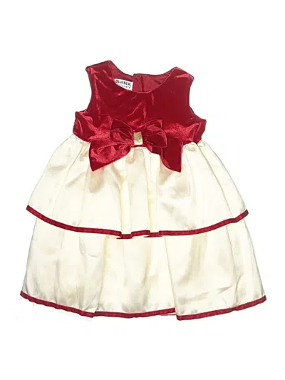 Pre-owned Blueberi Boulevard Kids' Dress In Ivory