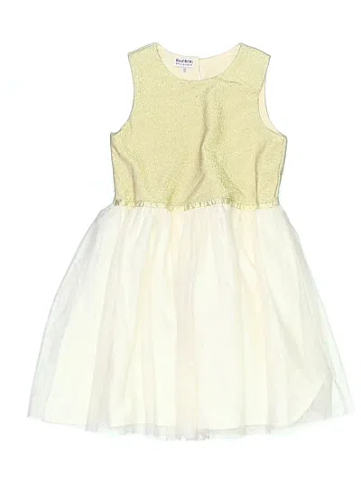 Pre-owned Blueberi Boulevard Kids' Dress In Ivory
