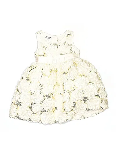 Pre-owned Blueberi Boulevard Kids' Dress In Ivory