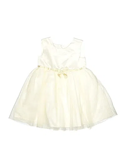 Pre-owned Blueberi Boulevard Kids' Dress In Ivory