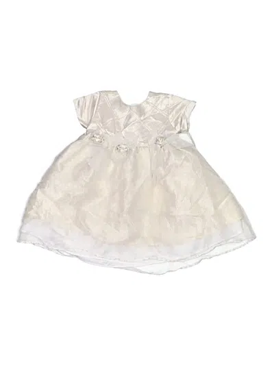 Pre-owned Blueberi Boulevard Kids' Dress In Ivory