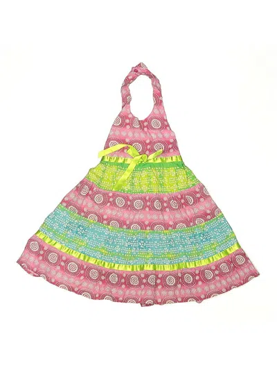 Pre-owned Blueberi Boulevard Kids' Dress In Pink