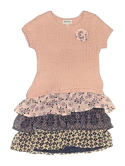 Pre-owned Blueberi Boulevard Kids' Dress In Pink