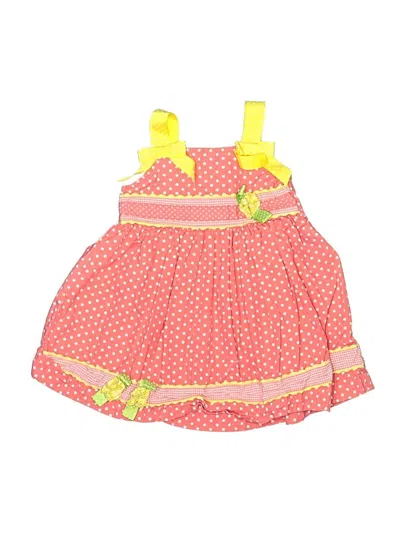 Pre-owned Blueberi Boulevard Kids' Dress In Pink