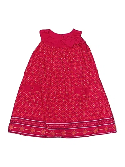 Pre-owned Blueberi Boulevard Kids' Dress In Red