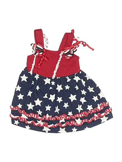 Pre-owned Blueberi Boulevard Babies' Dress In Red