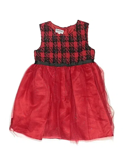 Blueberi Boulevard Kids' Dress In Red