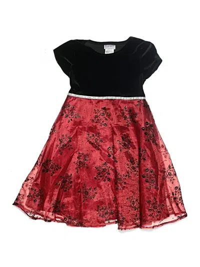 Pre-owned Blueberi Boulevard Kids' Dress In Red