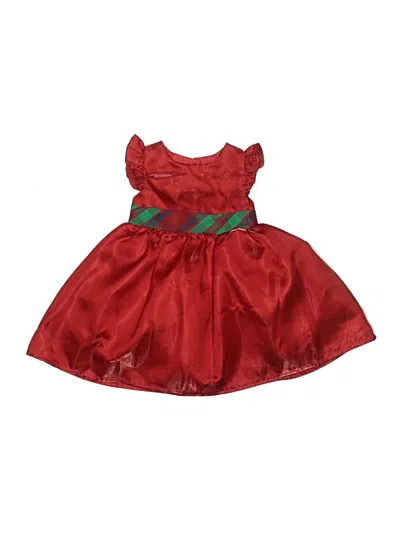Pre-owned Blueberi Boulevard Kids' Dress In Red