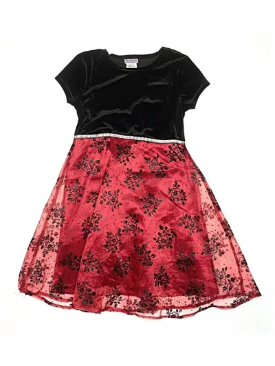 Pre-owned Blueberi Boulevard Kids' Dress In Red