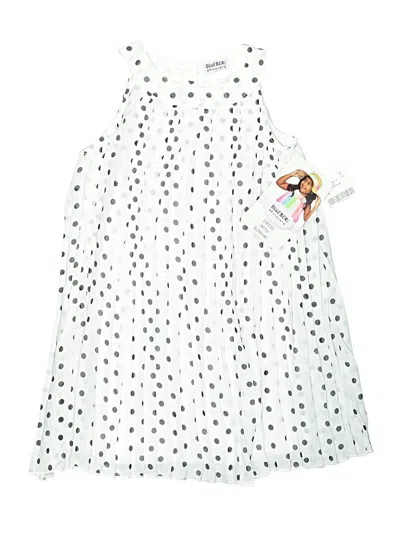 Blueberi Boulevard Kids' Dress In White