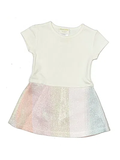 Pre-owned Blueberi Boulevard Babies' Dress In White