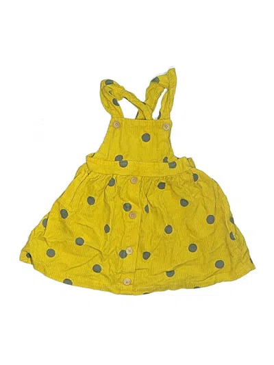 Pre-owned Blueberi Boulevard Kids' Dress In Yellow