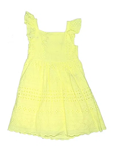 Pre-owned Blueberi Boulevard Kids' Dress In Yellow